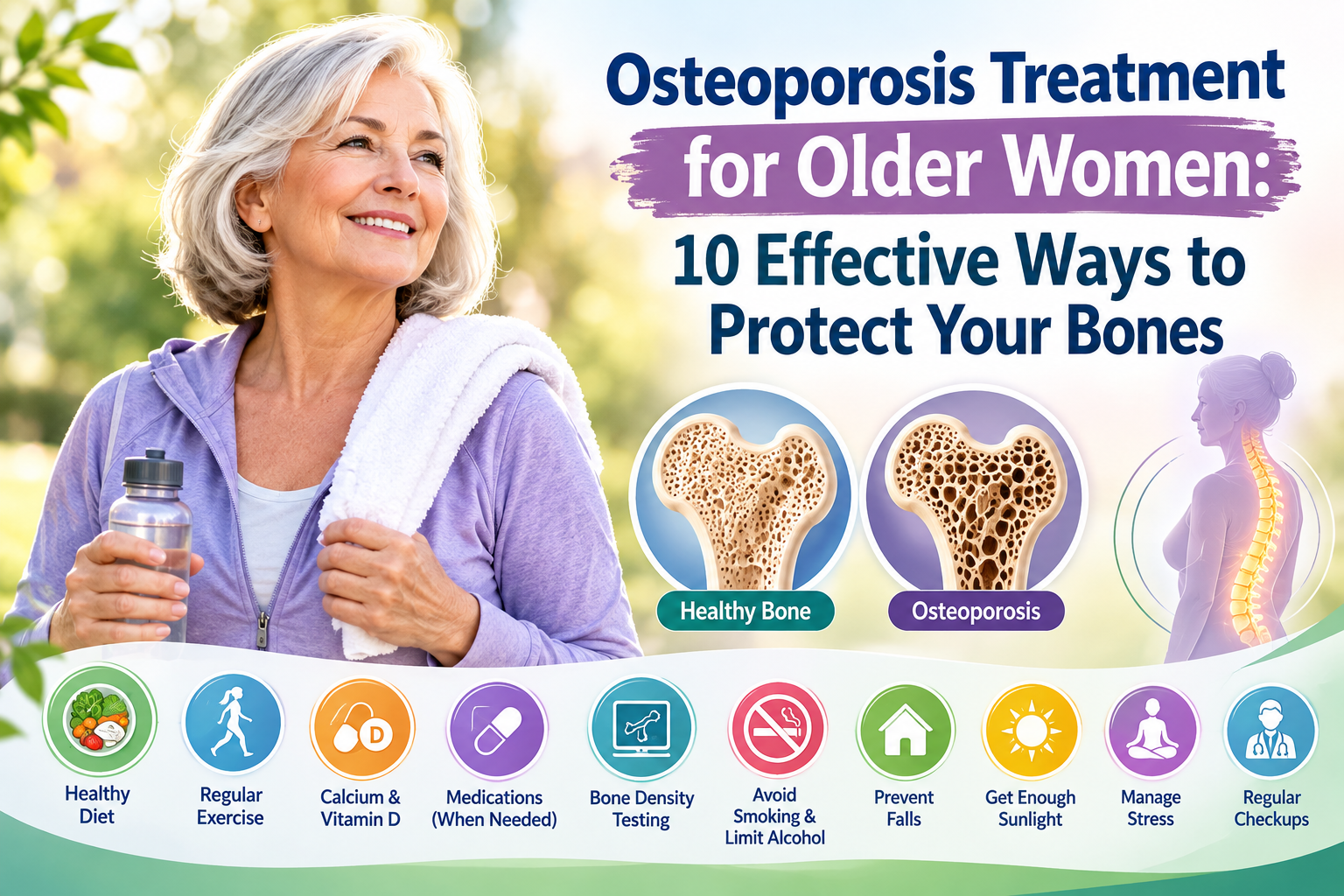 Osteoporosis Treatment for Older Women: 10 Effective Ways to Protect Your Bones