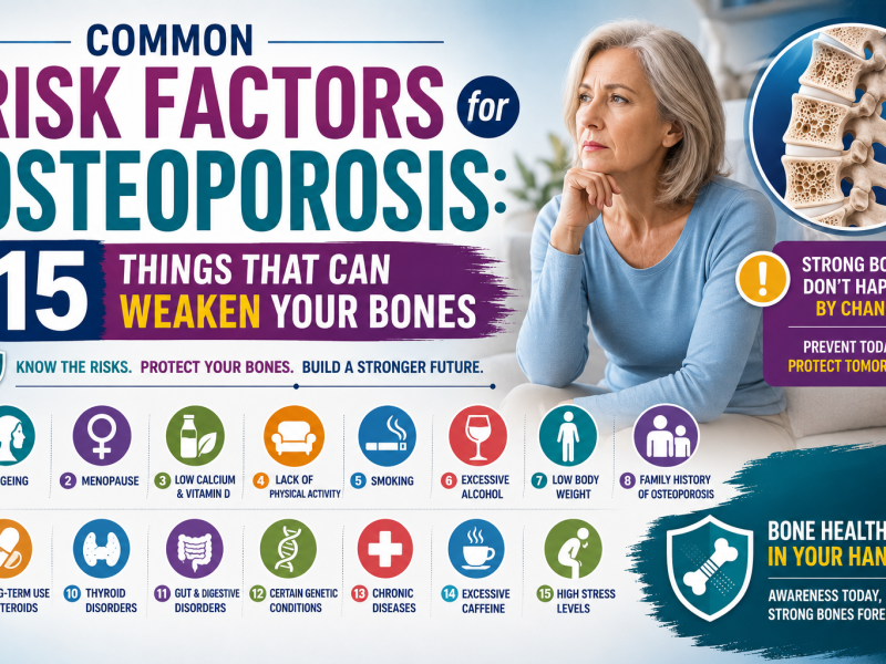 Common Risk Factors for Osteoporosis: 15 Things That Can Weaken Your Bones