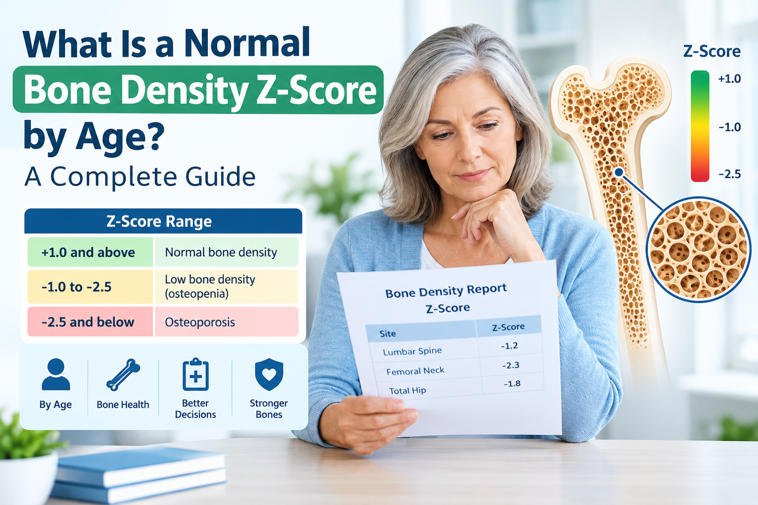 What Is a Normal Bone Density Z-Score by Age? A Complete Guide